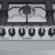 Bosch Serie 6 PCT9A5C90N piano cottura Acciaio inox Da incasso Gas 6 Fornello(i) 6