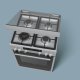 Siemens iQ300 Cucina Elettrico Gas Acciaio inox 4