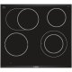 Bosch Serie 8 PKN675DP1C piano cottura Nero, Acciaio inox Da incasso Ceramica 4 Fornello(i) 5