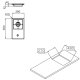 Foster KS Domino.1F rapido.STD Acciaio inox Da incasso Gas 1 Fornello(i) 3