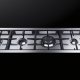 Foster S4000.Line GS.Q4 Nero, Acciaio inox Da incasso Gas 4 Fornello(i) 3