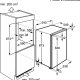 AEG ABB68821LS Congelatore verticale Da incasso 98 L Bianco 3