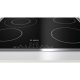 Bosch Serie 6 PKF645FP1C piano cottura Nero, Acciaio inox Da incasso Ceramica 4 Fornello(i) 3