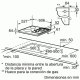 Bosch NRZ626F20E piano cottura Nero Da incasso Combi 4 Fornello(i) 3