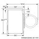 Siemens WM12Q470EE lavatrice Caricamento frontale 7 kg 1200 Giri/min Bianco 4