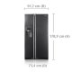 Samsung RSH5ZEMH frigorifero side-by-side Libera installazione Argento 6