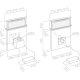 Elica ADAGIO GME BL/A/90 Aspirazione verso il basso Nero, Acciaio inox 757 m³/h 4