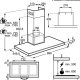 AEG DBK7990HG cappa aspirante Cappa aspirante a parete Acciaio inox 801 m³/h 4