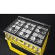 Smeg CPF9GMYW cucina Elettrico Gas Giallo 5