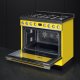 Smeg CPF9GMYW cucina Elettrico Gas Giallo 9