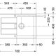 Franke Sirius SID 611-78 Lavello montato su piano Rettangolare Tectonite 3