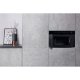 Hotpoint Ariston MN 713 IX HA Nero, Acciaio inox Microonde combinato Da incasso 22 L 1000 W 5