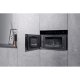 Hotpoint Ariston MN 713 IX HA Nero, Acciaio inox Microonde combinato Da incasso 22 L 1000 W 6