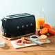 Smeg TSF02BLUK tostapane 6 4 fetta/e 1500 W Nero 5