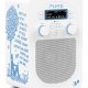 Pure Evoke D2 Rob Ryan Portatile Digitale Blu, Bianco 5