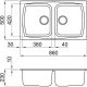 Whirlpool CN 8652 JA Lavello ad incasso Rettangolare 3