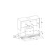 Hotpoint Ariston HBB 9 AB X/HA cappa aspirante Integrato Acciaio inox 581 m³/h 3