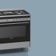 Siemens HQ738257E cucina Elettrico Gas Acciaio inossidabile A 4