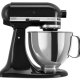KitchenAid KSM150PSOB robot da cucina 325 W Nero, Argento, Acciaio inox 3
