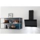 Indesit IHVP 6.6 LM K cappa aspirante Cappa aspirante a parete Nero 647 m³/h 11