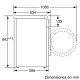 Siemens iQ800 WT48Y889ES asciugatrice Libera installazione Caricamento frontale 9 kg A+++-10% Bianco 7