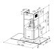 FABER S.p.A. NICE X/V A90 Cappa aspirante a parete Acciaio inox 410 m³/h 3
