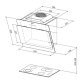 FABER S.p.A. Cocktail XS WH F55 Cappa aspirante a parete Bianco 530 m³/h 3