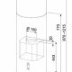 FABER S.p.A. Cylindra Isola Gloss EG10 WH A37 ELN Cappa aspirante a isola Bianco 750 m³/h 3