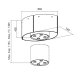 FABER S.p.A. NEST Cappa aspirante a isola Acciaio inox 520 m³/h 4
