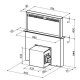 FABER S.p.A. FABULA Aspirazione verso il basso Nero, Acciaio inox 725 m³/h 4