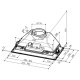 FABER S.p.A. INCA SMART C GR A52 Integrato Grigio 300 m³/h 3