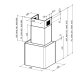 FABER S.p.A. LITHOS EG6 WH CORIAN A45 Cappa aspirante a parete Acciaio inox, Bianco 590 m³/h 3