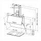 FABER S.p.A. MIRROR WH BRS X/V A80 LOGIC Cappa aspirante a parete Stainless steel, Bianco 860 m³/h 3