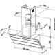 FABER S.p.A. ORIZZONTE PLUS EG8 X A90 ACTIVE Cappa aspirante a parete Acciaio inox 645 m³/h 3