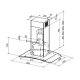 FABER S.p.A. TRATTO ISOLA/SP EG8 X/V A90 Cappa aspirante a parete Acciaio inox 660 m³/h 3