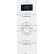 Whirlpool MCP 341 WH Bianco Solo microonde Superficie piana 25 L 800 W 5