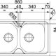 Franke Onda ONX 620-L Stainless steel 3