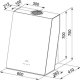 Franke FTE 605 WH Cappa aspirante a parete Acciaio inox, Bianco 740 m³/h 3