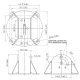 Vogel's PFA 9010 Ceiling plate supporto a soffitto 4