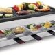 Princess 162266 griglia per raclette Nero, Argento 3