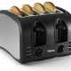 Tristar BR-2136 tostapane 4 fetta/e 1400 W Nero, Acciaio inox 5