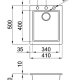 Elleci LGQ10055BSO lavello Granitek 3