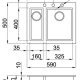 Elleci LVQ15096BSO lavello Vitrotek 3