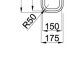 Elleci LIC130SACUN lavello Acciaio inox 3