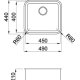 Elleci LIC450SACUN lavello Acciaio inox 3
