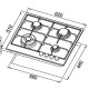 Elleci Style 60 TCL Acciaio inox Da incasso Gas 4 Fornello(i) 3