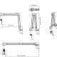 Vogel's PMW 7038 MEDICAL WALL MOUNT WALL 66 cm (26 3