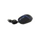 Vultech MC-01B mouse Viaggio Ambidestro USB tipo A Ottico 1200 DPI 3