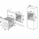 Electrolux FS61X forno 60 L 2490 W Acciaio inox 3