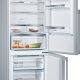 Bosch Serie 4 KGN49EI4P frigorifero con congelatore Libera installazione 435 L Cromo 7